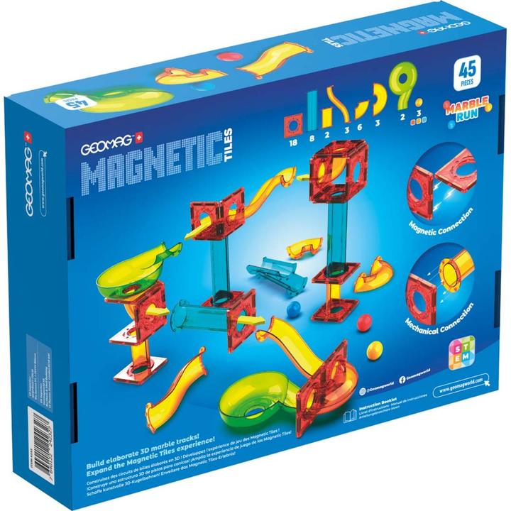 Productafbeelding Geomag Magnetic Tiles Marble Run 45