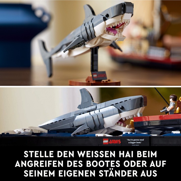 Produktbild LEGO Der weisse Hai (21350, LEGO Ideas, LEGO Seltene Sets)