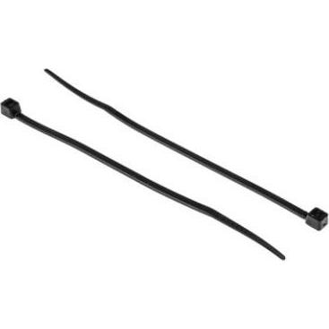 Rs Pro, Kabelbinder, Nylon 66 Kabelbinder Flammhemmend Schwarz 2,5 mm x 100mm, 250 Stück (Kunststoffkabelbinder, 100 mm,...