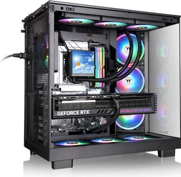Produktbild Thermaltake Geh View 380 XL WS Midi Tower "ARGB" Black retail (ATX, Mini-ITX, mATX)