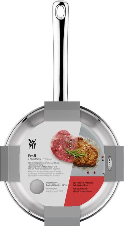 Produktbild WMF Profi unbeschichtet (20 cm, Bratpfanne, Edelstahl)