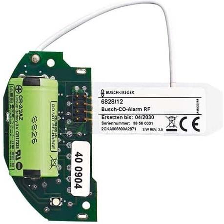 Busch-Jaeger, Rilevatore di pericolo, Busch-CO Modulo radio di allarme RF 2CKA006800A2871