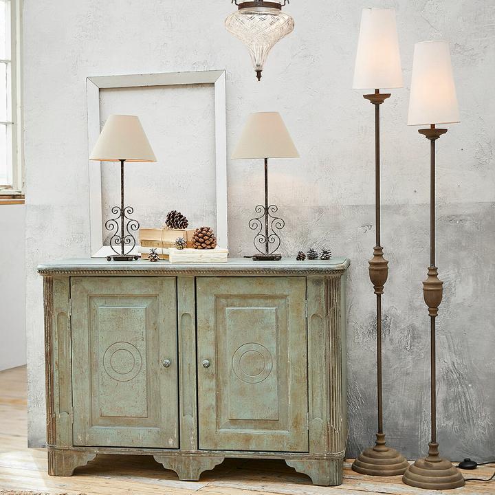 Immagine prodotto Loberon Set di 2 lampade da terra Abigail beige/marrone (E27)