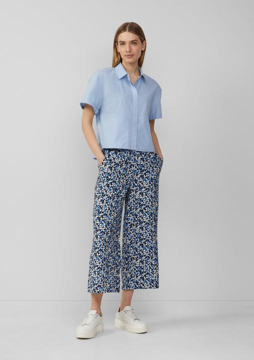 Actual product image S.Oliver Hose Strukturierte Culotte mit Elastikbund und Eingrifftaschen (40)