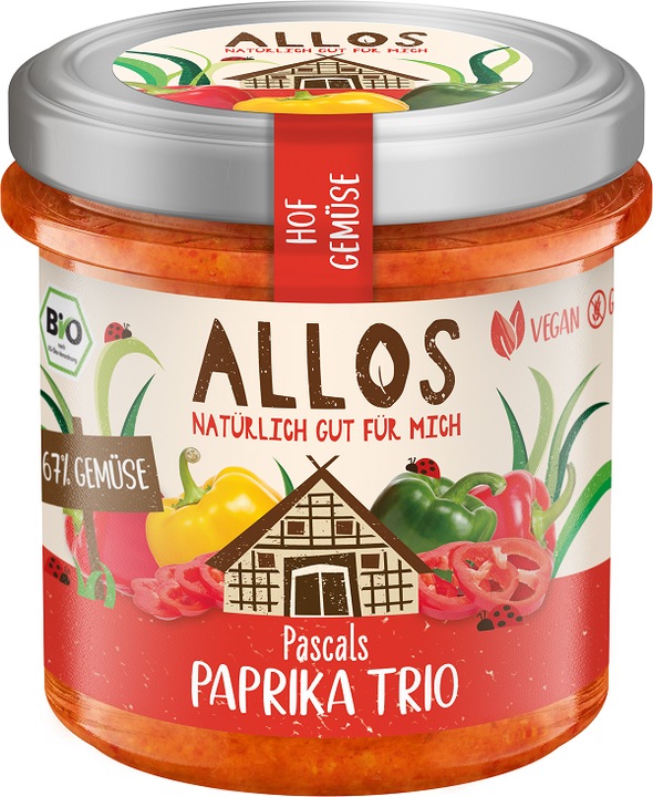 Produktbild Allos Hofgemüse Peters Paprika Trio (135 g)