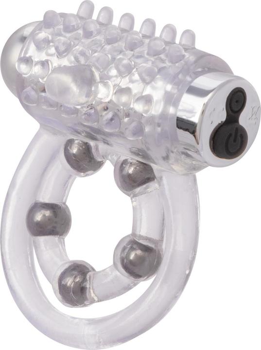 Productafbeelding CalExotics Maximus penisring met vibrerende kralen (5 cm)