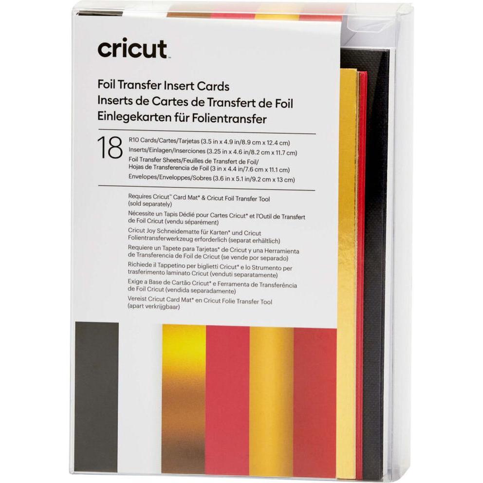 Cricut Insert Cards FOIL Royal Flush R10 8,9cm x 12,4cm 18-pack (P)