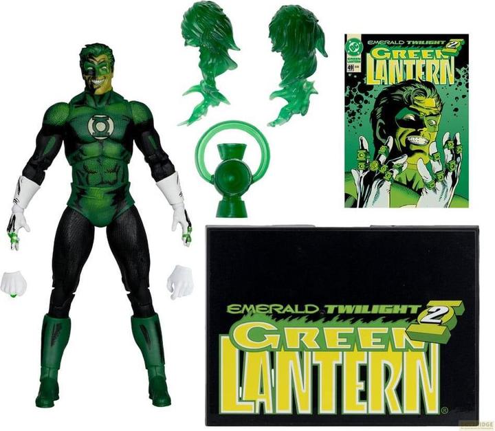 Actual product image McFarlane DC Multiverse Cover Recreations figurine Green Lantern (Emerald Twilight) (Gold Label) 18