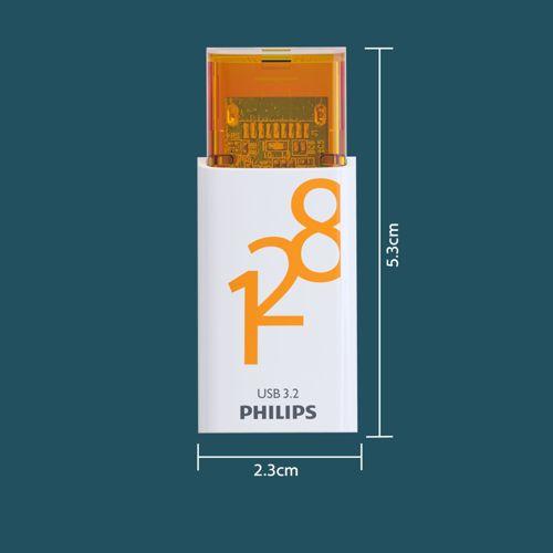 Actual product image Philips USB 3.2 128GB Click Series Gen 1 USB-C (128 GB, USB-C)