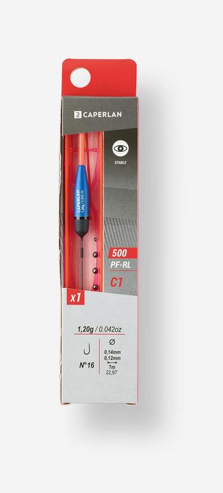 Actual product image Caperlan Float assembly pole fishing channel