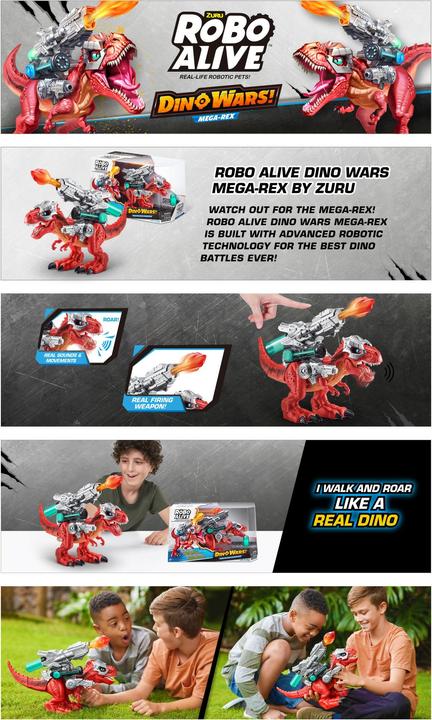 Actual product image Zuru Dino Wars Mega Rex