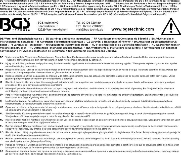 Actual product image BGS Stemmhebel-Satz