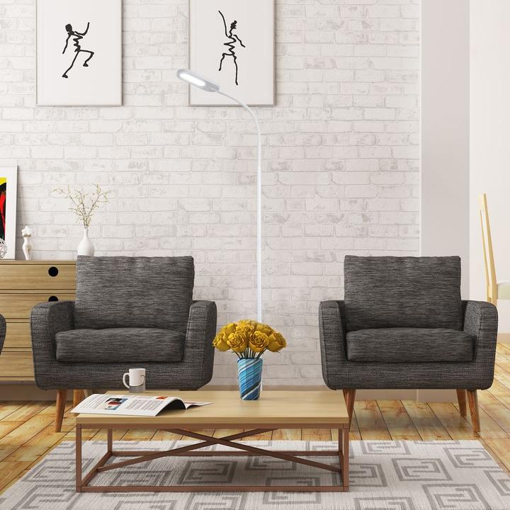 Produktbild B.K.Licht CCT LED Stehleuchte, matt-weiss, 1xLED-Platine/6,5W (600 lm)