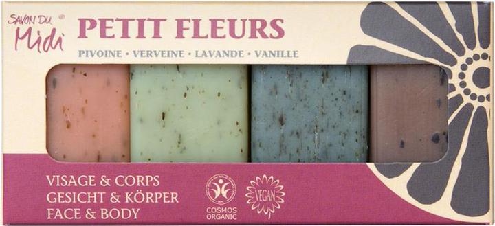 Savon Du Midi Savons pour invités 4x20g Blütens. (Savon dur)