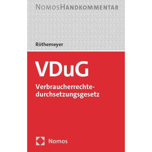 Thumbnail - VDuG - Verbraucherrechtedurchsetzungsgesetz, Fachbücher von Peter Röthemeyer