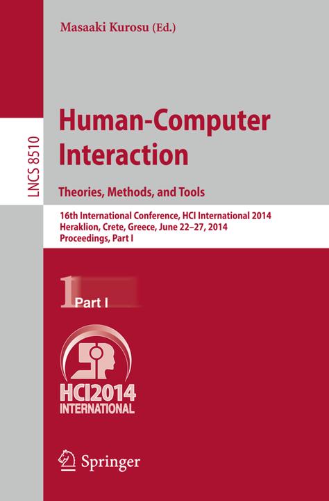 Human-Computer Interaction. Theories, Methods, and Tools (Englisch, 2014)