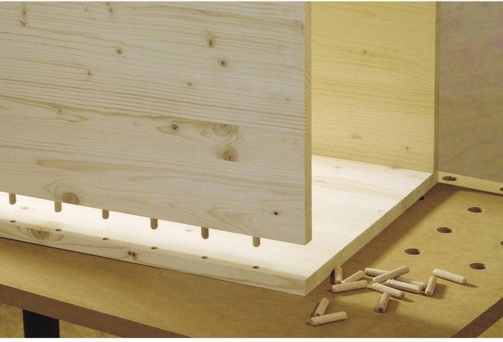 Actual product image wolfcraft 120 Dowel Pins, Ø 10 mm (120 pcs.)