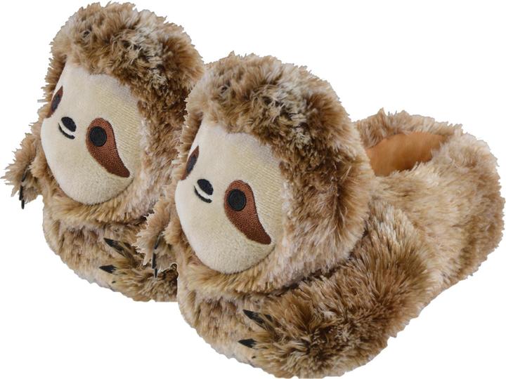 Image du produit Sock Snob 3D Faultier Hausschuhe Kinder | Neuheit Plüsch Pantoffel | Tolles Geschenk (S)