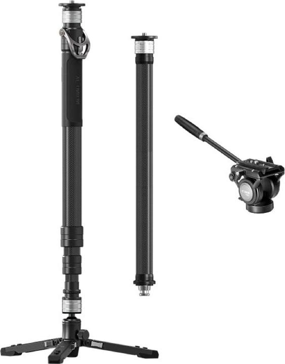 Yc onion PINETA Carbon Fibre Monopod with Carbon Fibre extension tube,fluid head*
