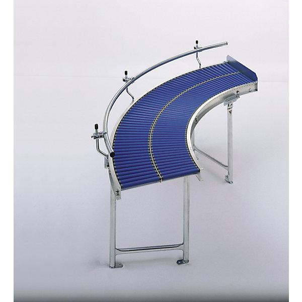 Actual product image Gura Small roller conveyor, aluminium frame with plastic rollers