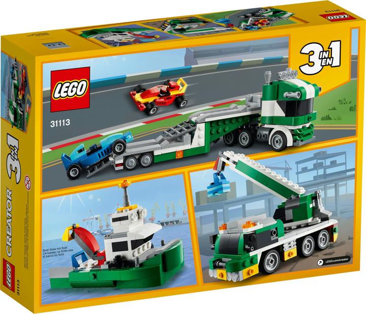 Produktbild LEGO Rennwagentransporter (31113, LEGO Creator 3-in-1)