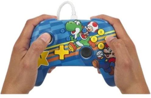 Productafbeelding NoName Bedrade controller Nintendo Switch - Paddenstoelenrijk Vrienden (Switch OLED, Switch)