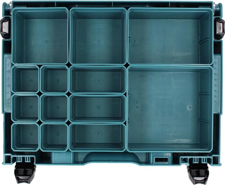 Actual product image Makita MAKPAC 1 Organiser Set 2x small parts case 395 x 295 x 110 mm ( 2x 191X80-2 ) with 13x