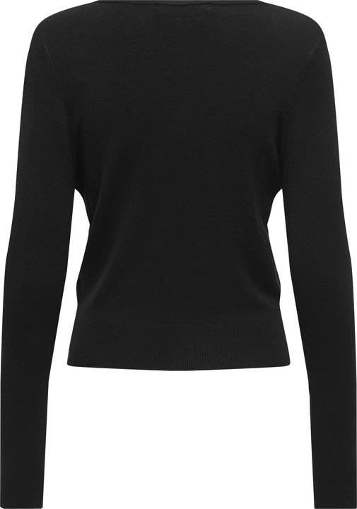 Produktbild Only Normal geschnitten V-Ausschnitt Gerippte Ärmelbündchen Pullover Strickpullover (L)