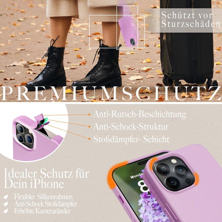 Produktbild Nalia Klare Transparente Silikon Hülle (Apple iPhone 14 Pro Max)