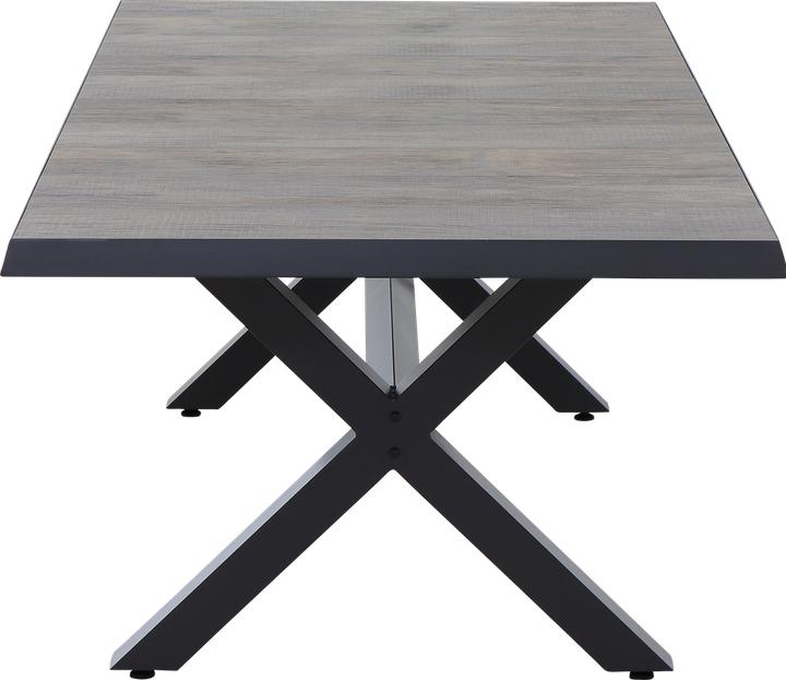 Produktbild Siena Garden Sincro Dining Tisch 200x100cm matt anthrazit / washed grey (200 cm)