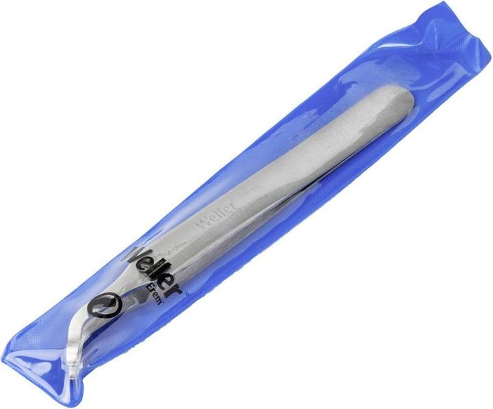 Produktbild Weller Erem SMD-Pinzette, 5 mm Spitzen, 40° abgewinkelt/Rund, Edelstahl 115mm