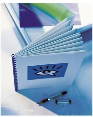Actual product image GBC Binder spine 12mm, 21 rings, black, 100 pcs.