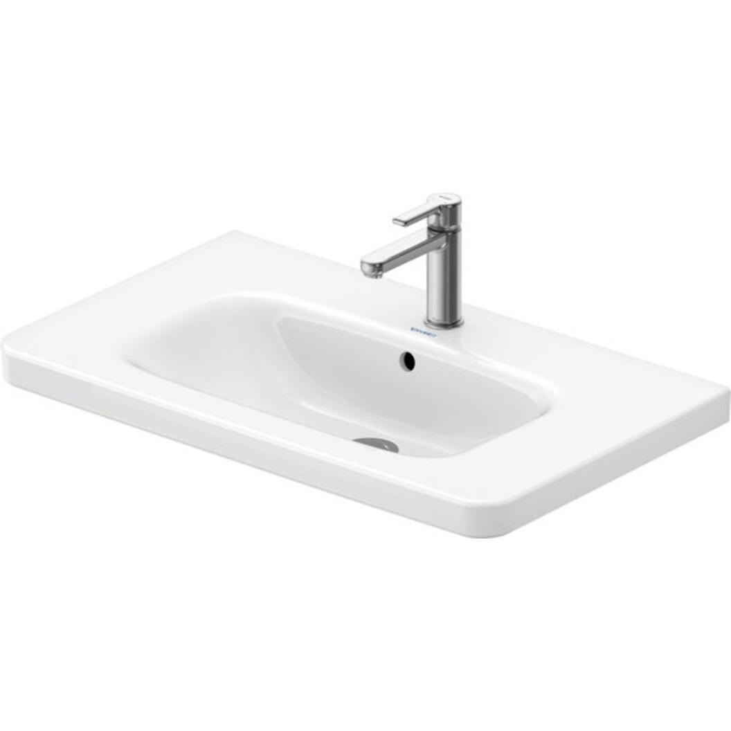 Duravit, Waschbecken, Möbel-Waschtisch DuraStyle 80 cm weiss 2320800000 (480 mm, 800 mm)