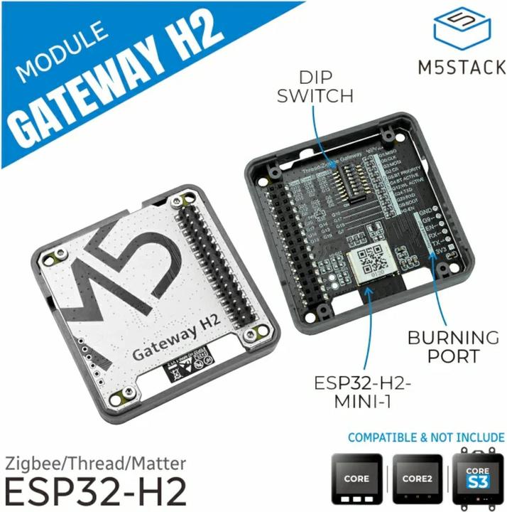 Immagine prodotto M5Stack ESP32-H2 Thread Zigbee Gateway Modul