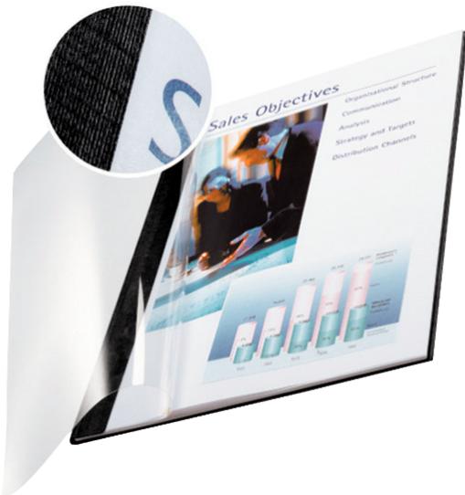 Produktbild Leitz impressBIND Mappen Soft Cover A4 10 Stk. - 14 mm, schwarz (A4, 10x)