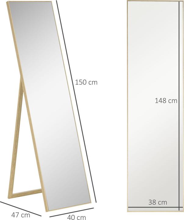 Actual product image Homcom Dressing Mirror (35 x 147 cm)