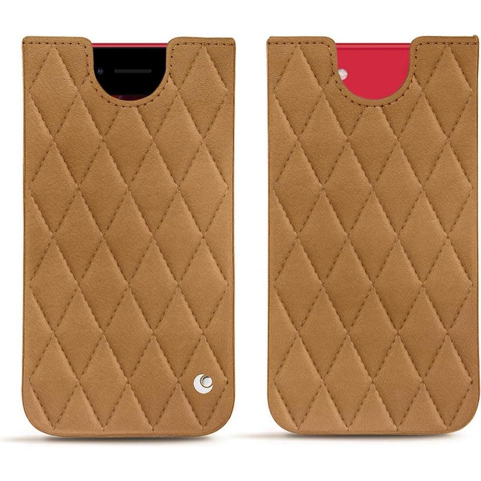 Thumbnail - Noreve Lederschutzhülle (Apple iPhone SE (2nd Gen), Apple iPhone SE (3rd Gen)), Smartphone Hülle, Braun