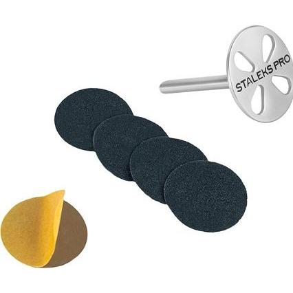 Staleks, Fusspflegegerät Zubehör, Set Pododisc Overlay For Milling Machine 27Mm + Replaceable Pads 180 5Pcs. (8 x)