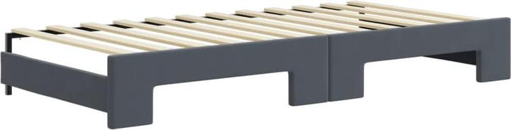 Produktbild vidaXL Tagesbett Ausziehbar mit Schubladen 80 x 200 cm Samt (Bettsofa)