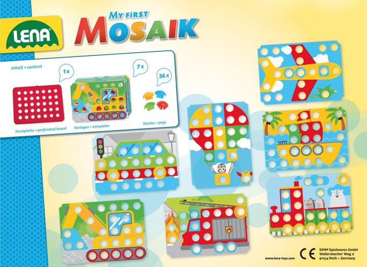 Productafbeelding Simm Mijn eerste mozaïek verkeer 35633