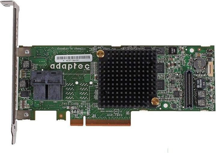 Produktbild Adaptec RAID 7805: PCI-Ex8 RAID-Kontroller