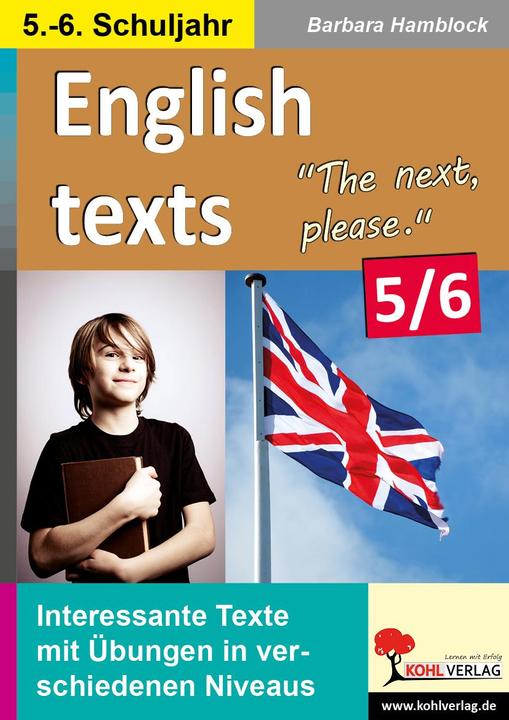 Produktbild English texts - The next, please. / 5.-6. Schuljahr (Deutsch, Barbara Hamblock, 2015)