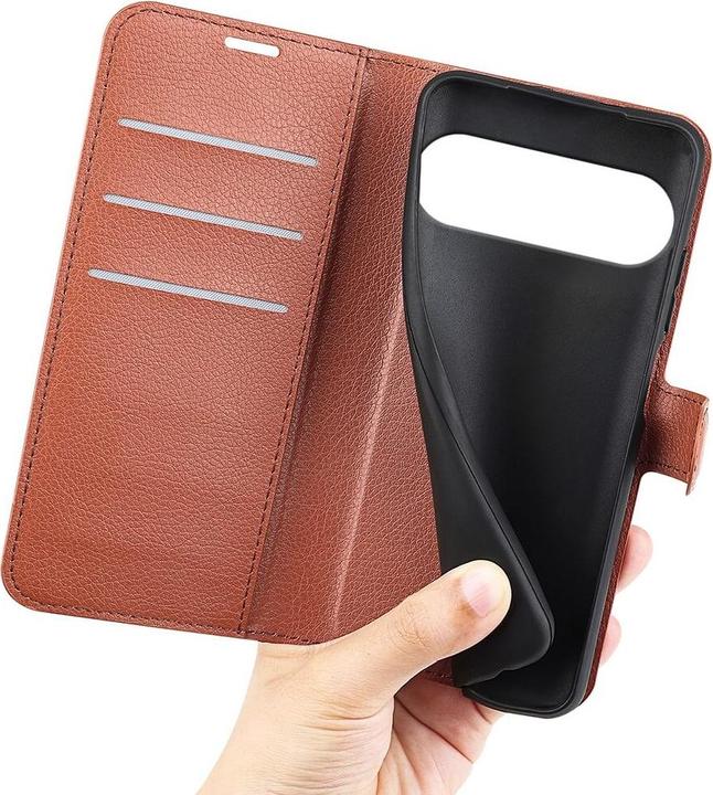 Produktbild Cover-Discount Google Pixel 10 - Leder Etui Hülle (Google Pixel 10 Pro, Google Pixel 10)