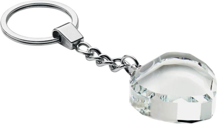 Actual product image MidOcean Heartward Heart Glass Keyring