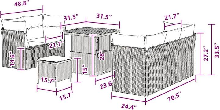 Produktbild vidaXL Mackenzie