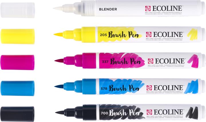 Actual product image Talens ECOLINE Brush Pen (Multicoloured, 5 x)