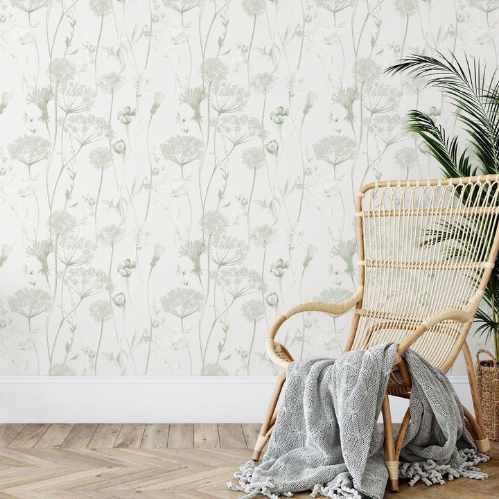 Actual product image Muriva Catherine Lansfield Meadowsweet Floral Wallpaper