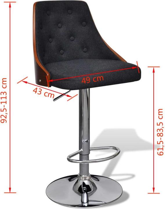 Produktbild vidaXL Barhocker