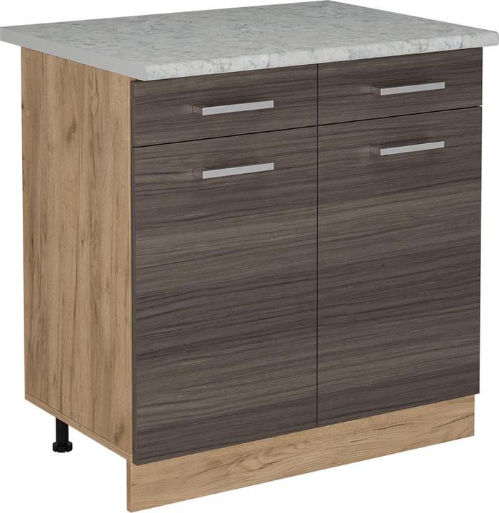 Edelgrau, Goldkraft Eiche, Marble-Weiss