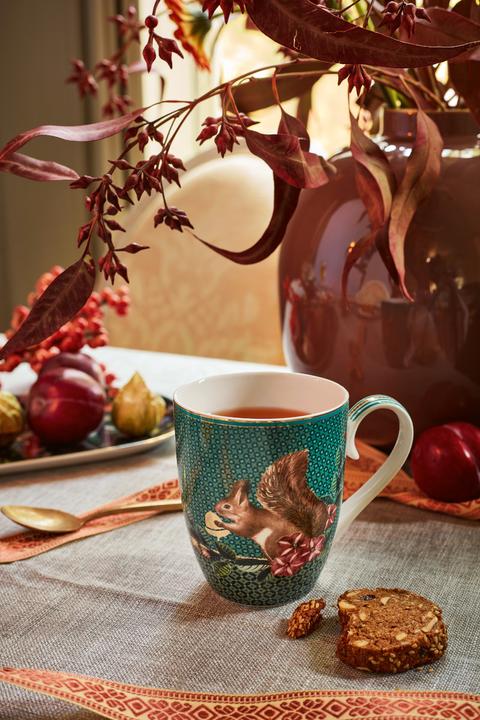 Image du produit PIP Studio Winter Wonderland Bird Green Tasse à anse XL 450ml (450 ml, 1 x)